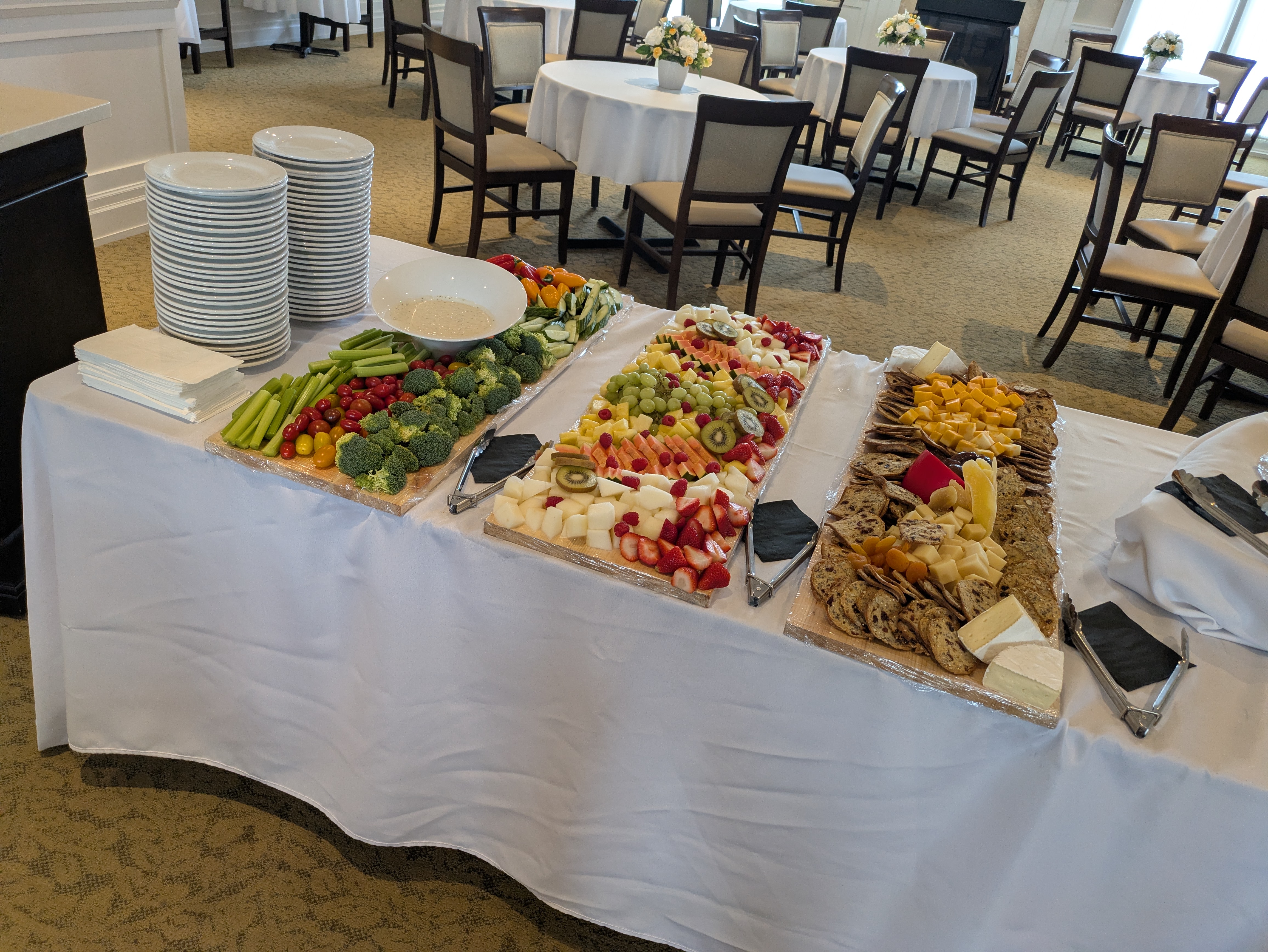 Gourmet charcuterie board Yum Yum Catering