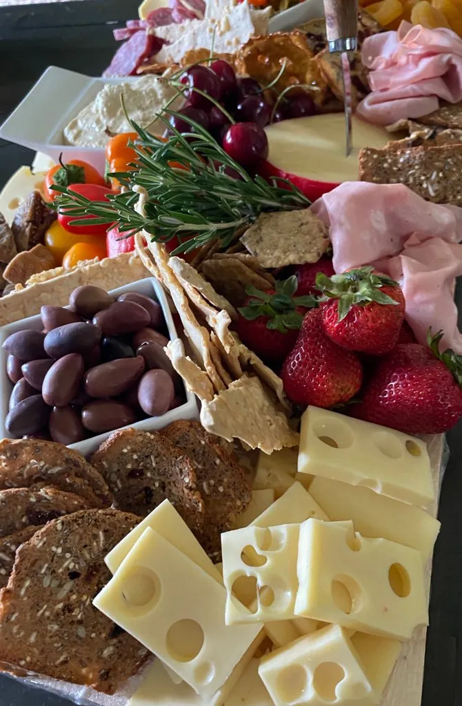 Charcuterie wedding board Yum Yum Catering