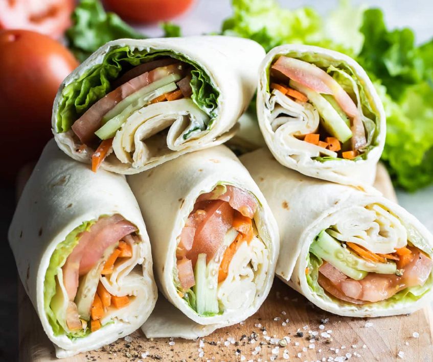 Wrap selection catering event Toronto