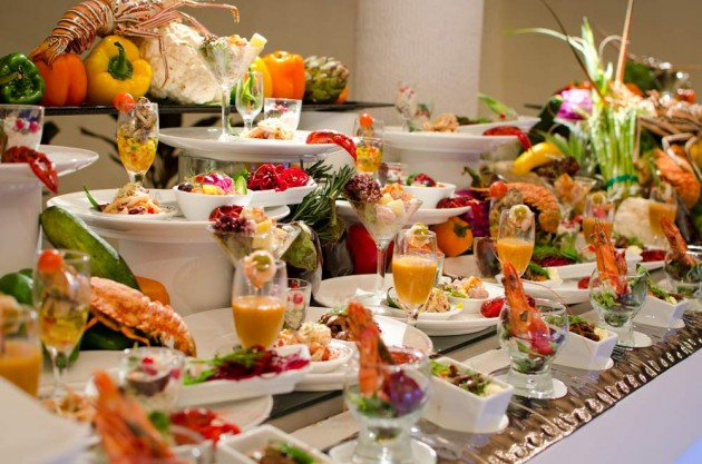 Cocktail party appetizers Yum Yum Catering